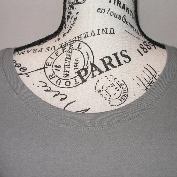 Dachshound Mom Port & Company Women's XXL T Shirt Top Gray Red Short Sleeve - Picture 3 of 8